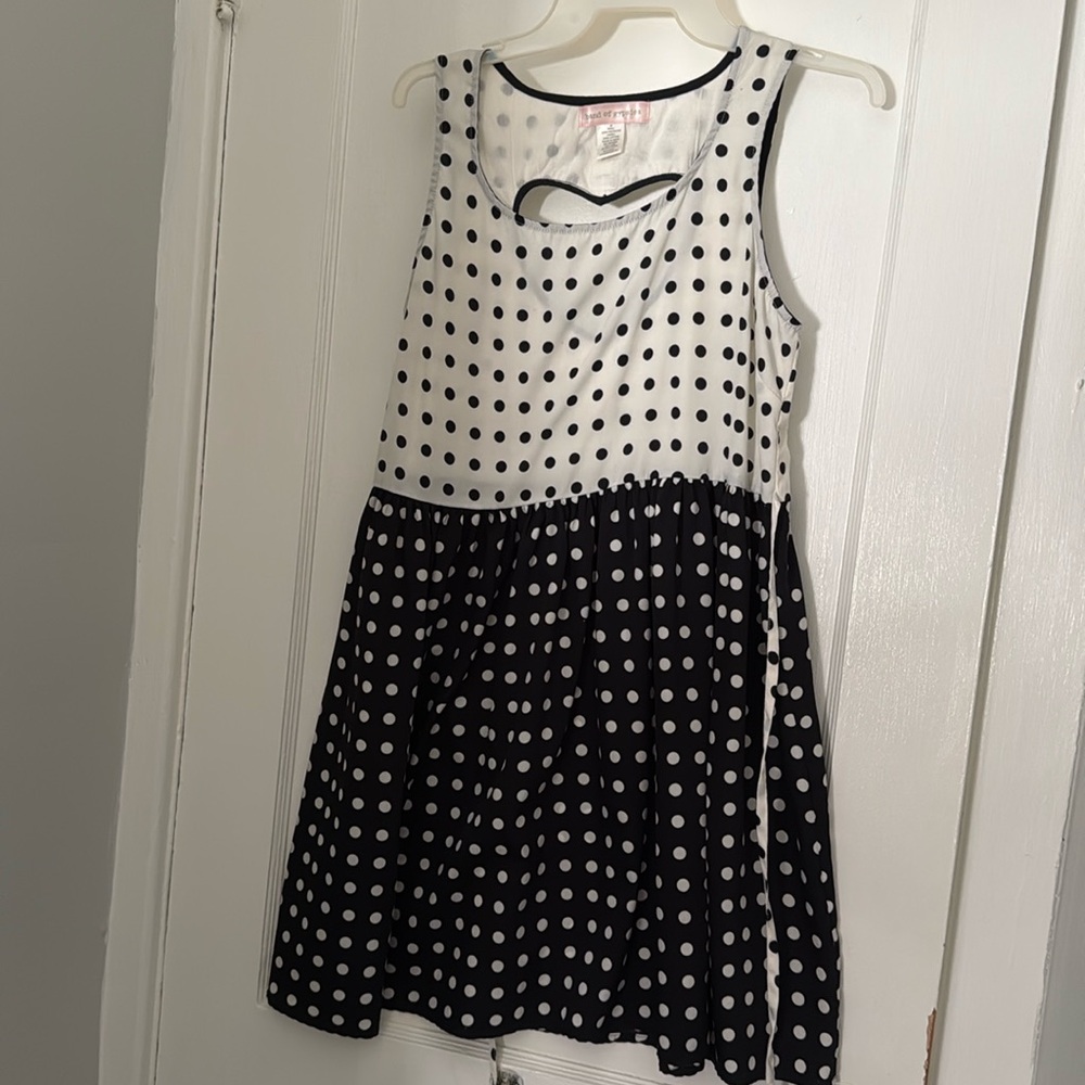 Polka dot heart dress